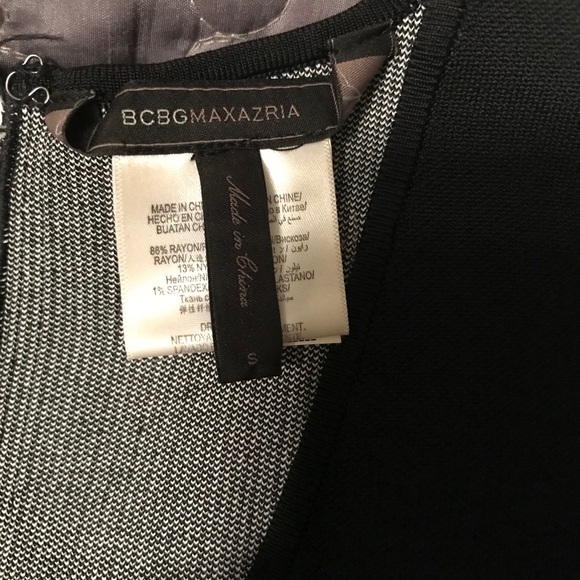 BCBGMAXAZRIA “Evianna” Geometric Jacquard Dress - Picture 5 of 6